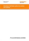 Renishaw GoProbe cycles for contact tool setting – Siemens