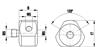 A-5555-1551 - M5 4-way titanium cube, 13 g, for Zeiss Applications