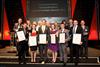 Tom Silvey, Apprentice of the Year, with other winners (image courtesy Gloucestershire Media)