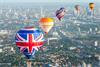 Renishaw balloon flying in the Lord Mayor's Hot Air Balloon Regatta 2015 (image courtesy of Exclusive Ballooning)