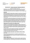 Slavery and Human Trafficking Statement - Financial year ended 30 June 2016