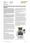 Why future SMT placement needs absolute encoder feedback