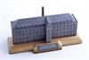 The Earl of Wessex was presented with a replica of Renishaw's 19th century mill building 3D printed