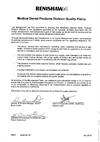 Medical Dental Product Division Quality Policy
