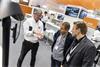 Customer discussion on the main stand at EMO 2019