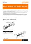 Data sheet:  Plane mirrors and mirror mounts