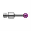 A-5004-0422 - M3 Ø3 mm ruby ball, stainless steel stem, L 10 mm, EWL 6.5 mm