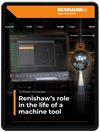Renishaw's role in the life of a machine tool document on tablet