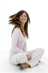 Dental model swinging hair