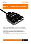 Data sheet:  RLE-RLU-AUX auxiliary interface