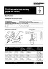 TS20 two axis tool setting probe for lathes