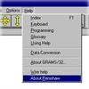 WiRE1 Help pulldown