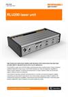 Data sheet:  RLU200 laser unit