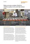 Case study:  Better accuracy enables Godrej to redefine quality norms and help reduce costs