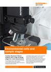 Environmental cells and sample stages