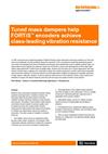 Tuned mass damping FORTiS™ encoders achieve class-leading vibration resistance