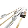 Linear incremental optical encoder range montage