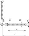 A-5555-3884 - M3 90° 1/2 star stylus, Ø3 mm silicon nitride ball, carbon fibre stem, ML 11 mm, for Zeiss applications