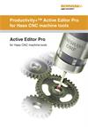 Productivity+™ Active Editor Pro for Haas CNC machine tools software