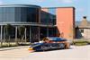 UK Automotive Open House 2017 BLOODHOUND SSC in front of the Renishaw Innovation Centre, New Mills