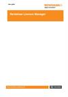 Renishaw Licence Manager User Manual