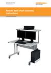 Retrofit desk shelf assembly instructions (H-1000-7574)