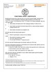 Functional Safety certificate: TONiC™ FS (Functional Safety) FSC001