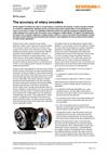 The accuracy of rotary encoders