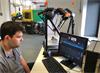 David Powell, Quality Manager at Euromould Ltd using the Equator™ to gauge parts