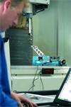 Ballbar QC10 au travail sur une machine