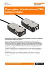 Data sheet:  Plane mirror interferometer (PMI) detector heads