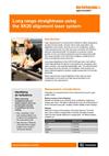 Application note:  Long range straightness using the XK20 alignment laser system
