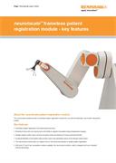 Flyer:  neurolocate frameless patient registration module - key features (worldwide, excl. USA)