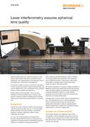 Case study:  Laser interferometry assures spherical lens quality