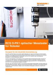 Broschüre:  RCS O-PK1 optischer Messtaster  für Roboter