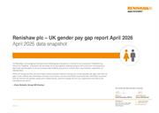 Renishaw plc Gender Pay Gap Report 2026