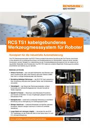 Broschüre:  RCS TS1 kabelgebundenes  Werkzeugmesssystem für Roboter