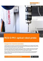 Flyer:  RCS O-PK1 optical robot probe
