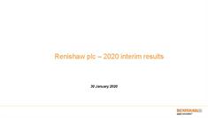 Presentation:  Unaudited 2020 interim results