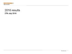 Presentation:  June 2016 annual results