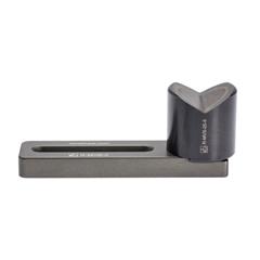 Ø25 mm x 25 mm V-magnet with base and M8 thread