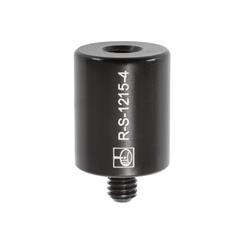 Ø12 mm x 15 mm aluminium standoff with M4 thread