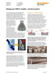 Articolo divulgativo:  Design per l'AM in metallo – da dove partire