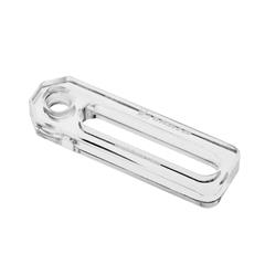 2 in long adjustable acrylic slide with 1/4-20 thread