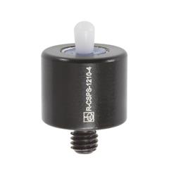 Ø12 mm x 10 mm spring pusher standoff clamp with M4 thread