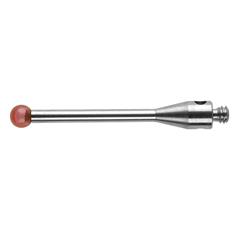 A-5000-7804 - Bóng ruby ​​M2 Ø2,5mm, thân bằng thép không gỉ, L 20 mm, EWL 16,4 mm [2]