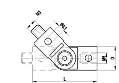 Technical drawing Rotary knuckle