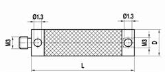 Technical drawing M3 XXT extension