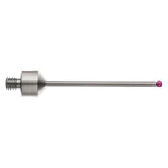 M5 Ø2.5 mm ruby ball, tungsten carbide stem, L 50 mm