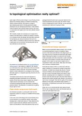 Feature article:  Is topological optimisation really optimal?